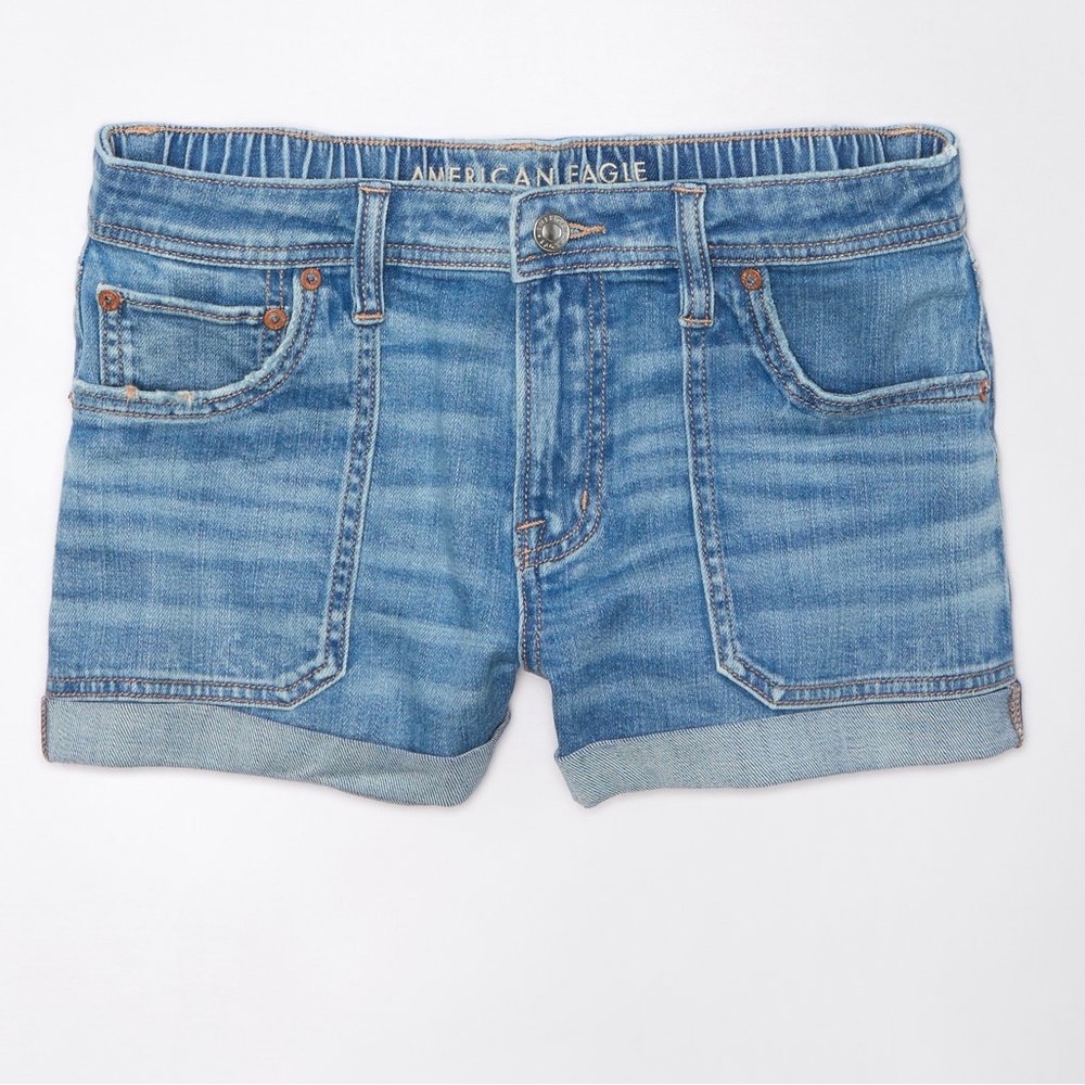 AE Dreamy Drape Stretch Denim Easy Shortie